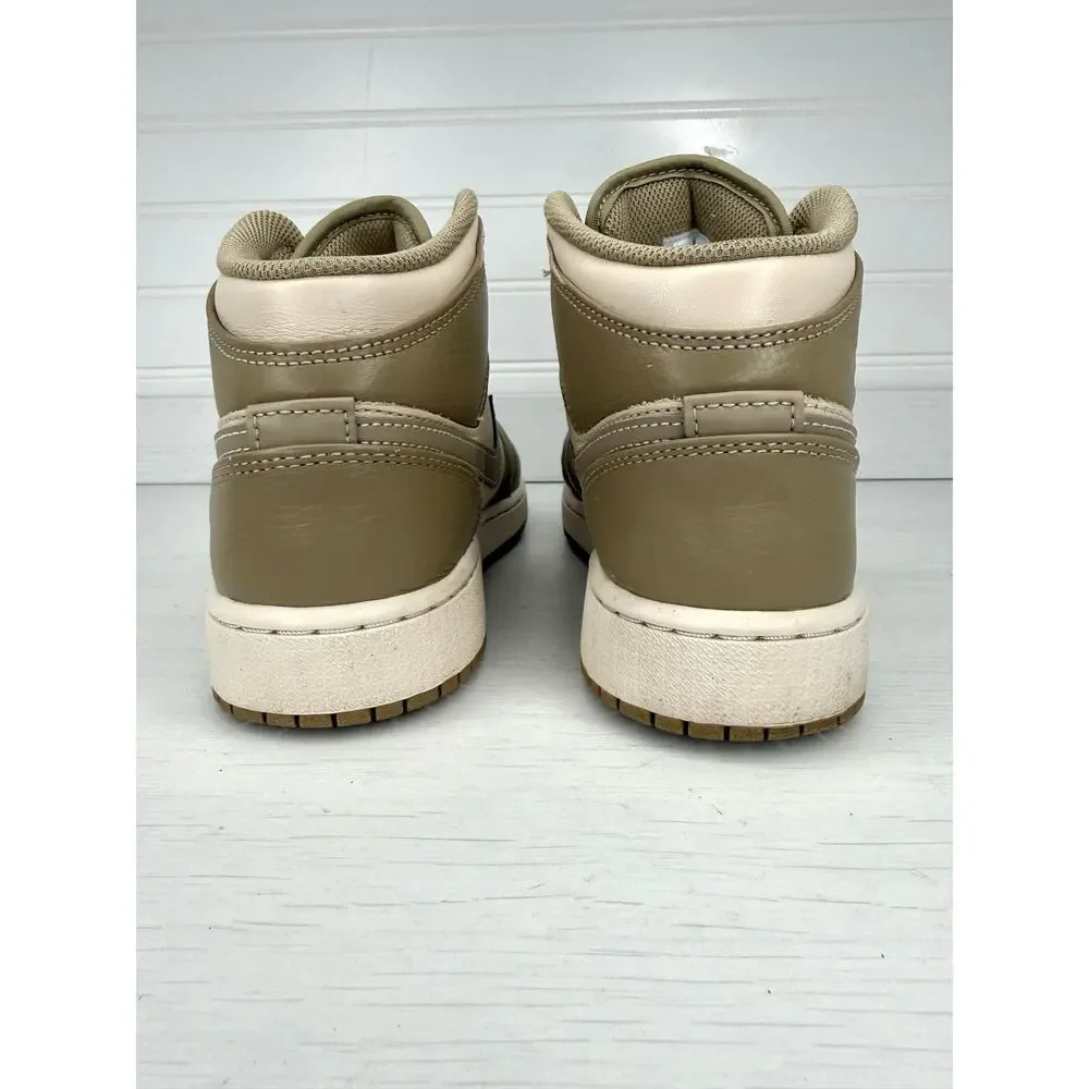 Nike Air Jordan 1 Mid GS Legend Brown Khaki Shoes Women’s 8  6.5Y HF4781-203